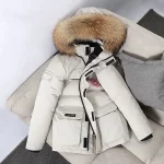 Canada Goose Replica 550FP Corduroy Down Parka White - Image 7
