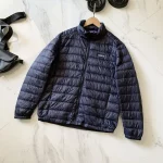 Patagonia black stand-collar down jacket - Image 2