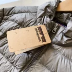 Patagonia navy blue stand-collar down jacket - Image 6