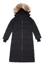 Canada Goose women's black extra-long hooded coat - Image 2