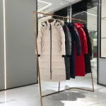 Canada Goose women's extra-long hooded coat in gray - Image 2